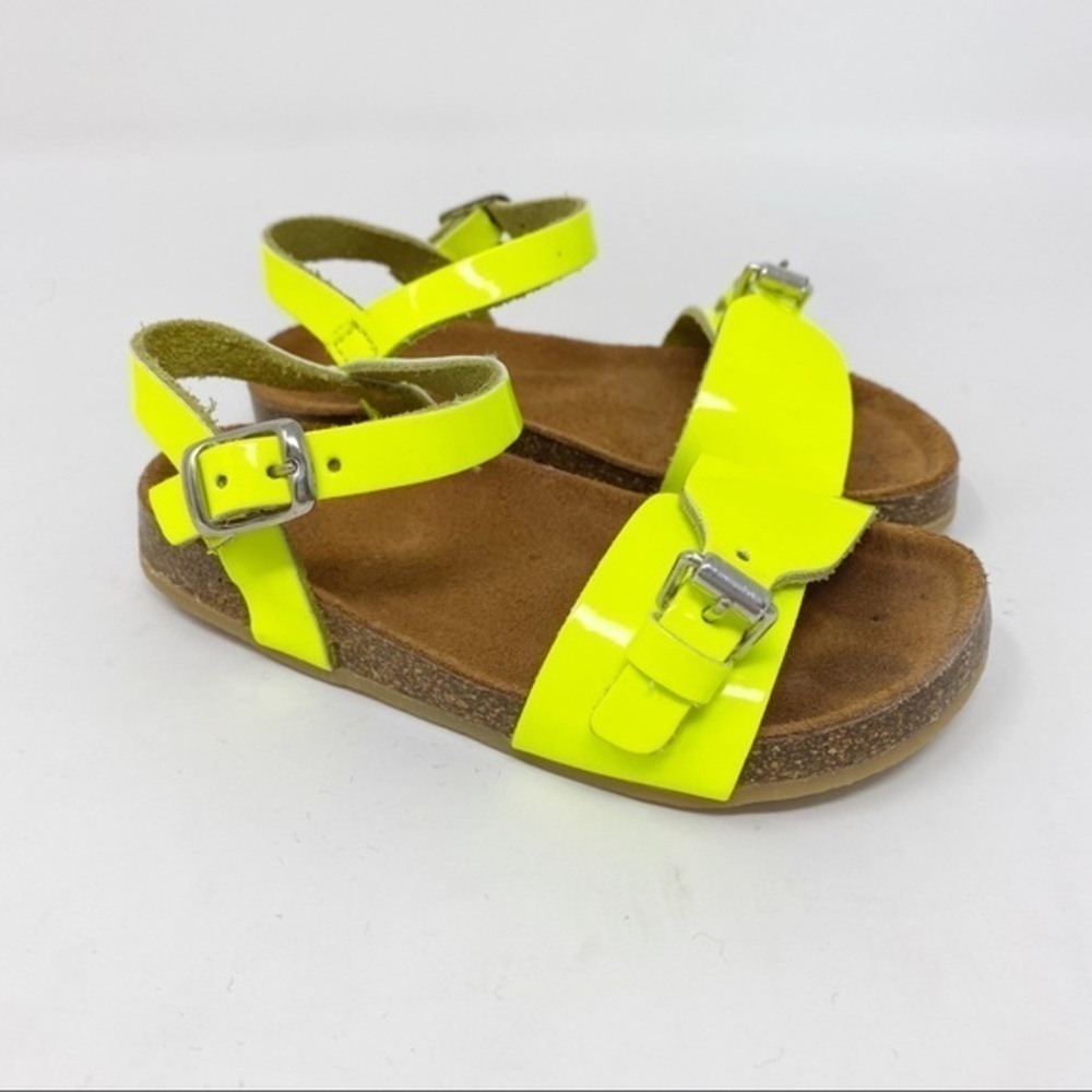 Zara Kids Sandals Yellow 6.5 US Toddler 22 EUR